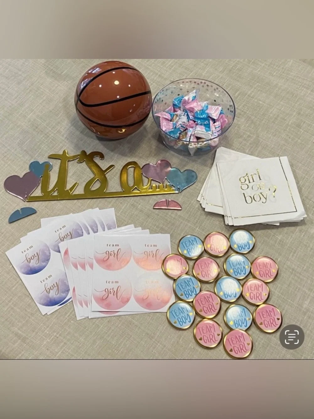Gender Reveal Lot Of Over 155 items